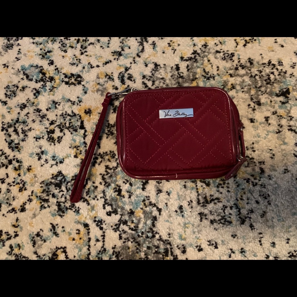 Vera Bradley Maroon Wallet/ Wristlet